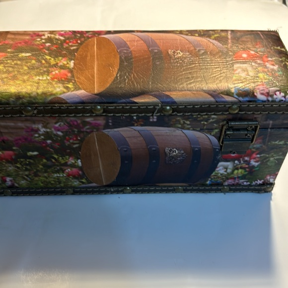 Vintage wine case with leather handle and accessories holds one bottle - Picture 6 of 8